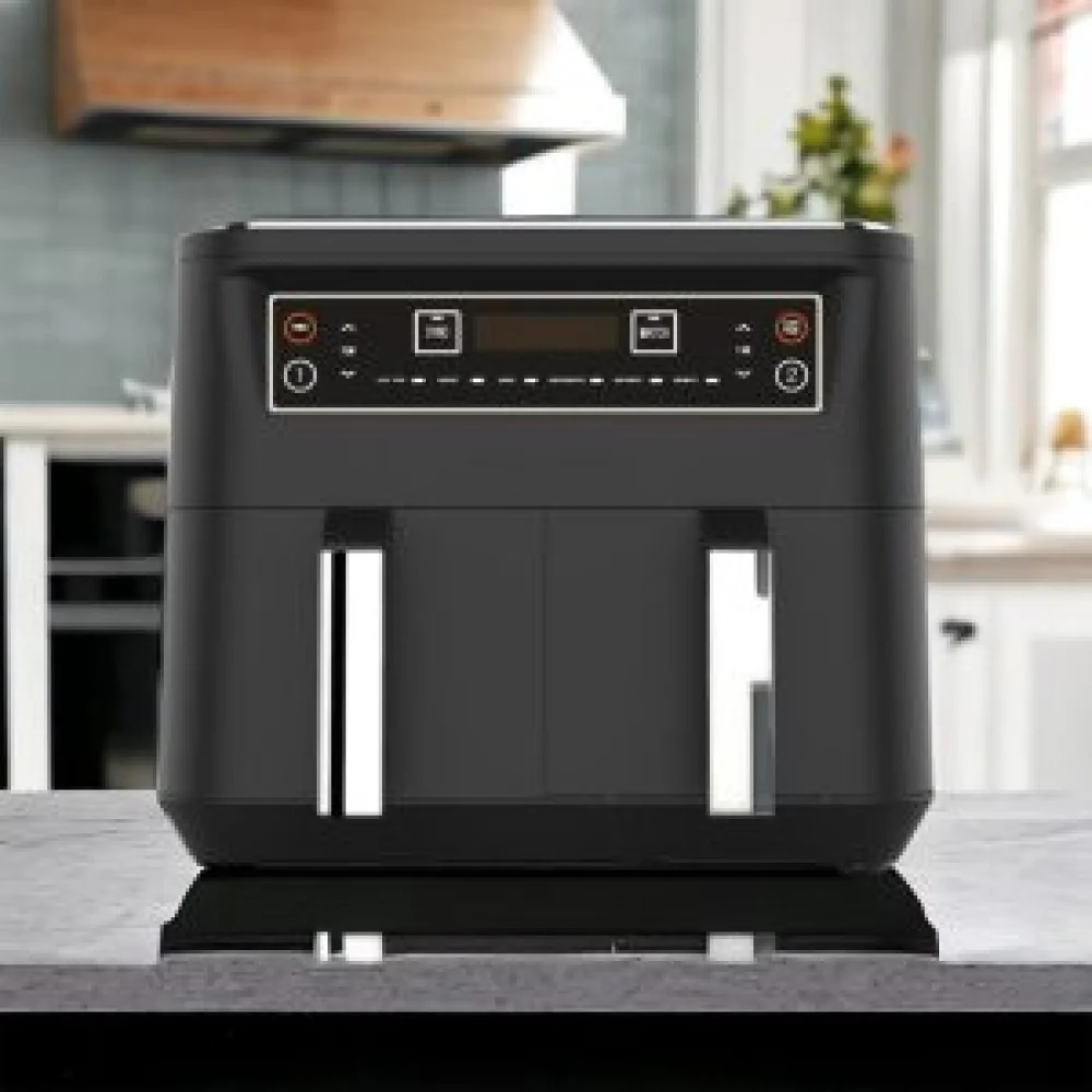 Air Fryer 8L Διπλού Κάδου – Μαύρο
