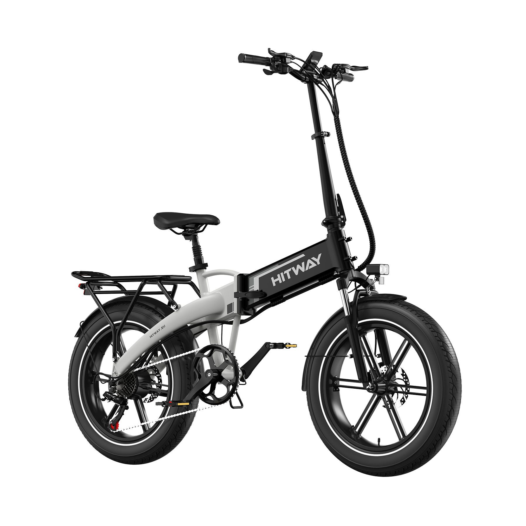 HITWAY 20″ Πτυσσόμενο Ηλεκτρικό Ποδήλατο E‑MTB